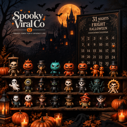 Nights of Fright Halloween Countdown Box | Spooky viral Co