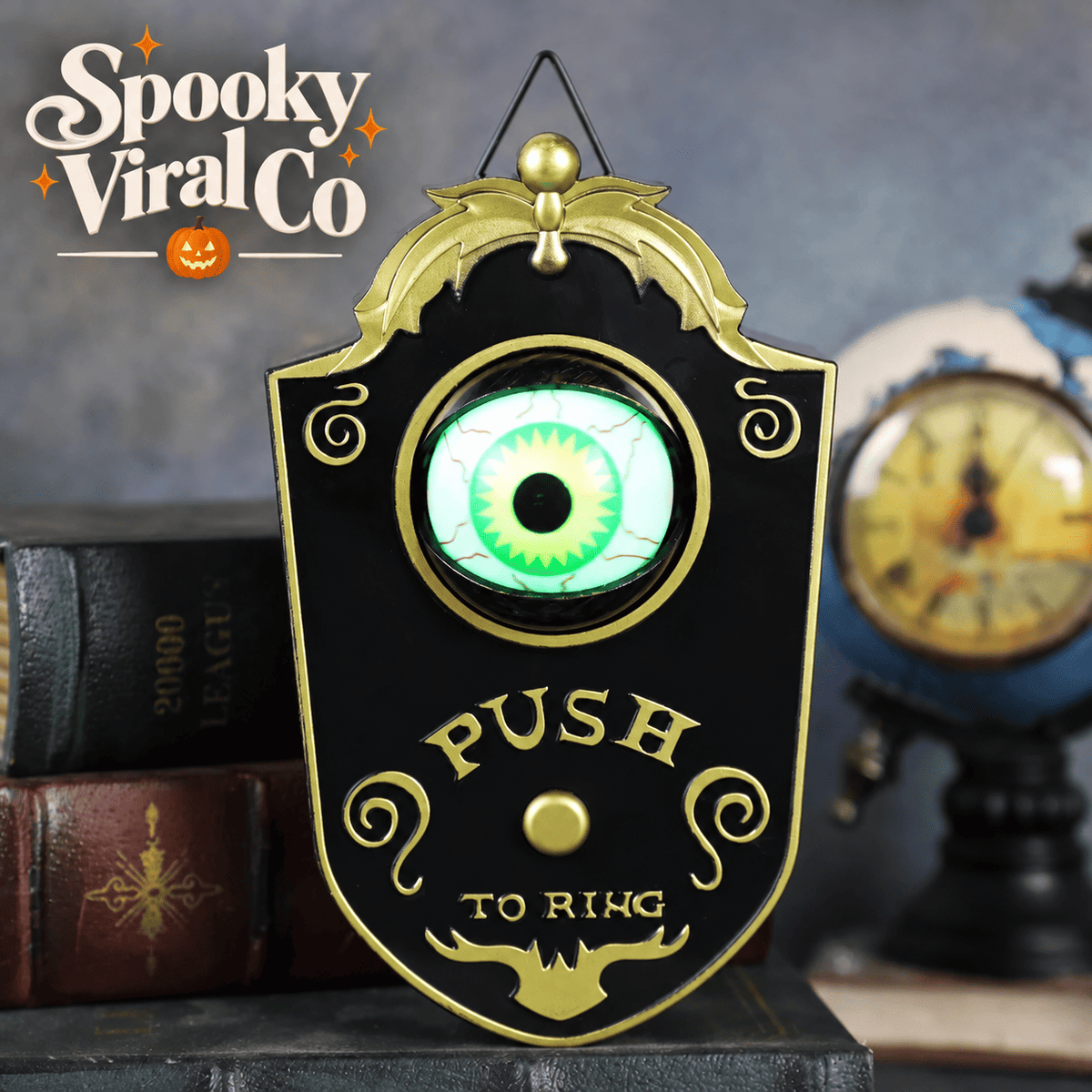 Halloween One Eyed Doorbell LED Electric Luminous Sounding