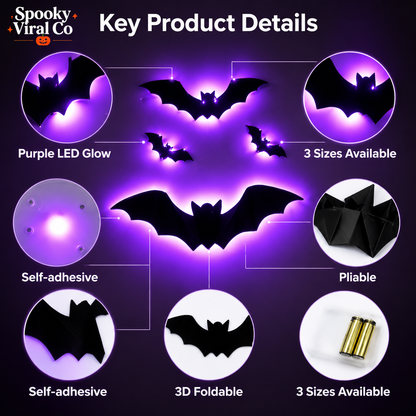 3D LED Bat Light