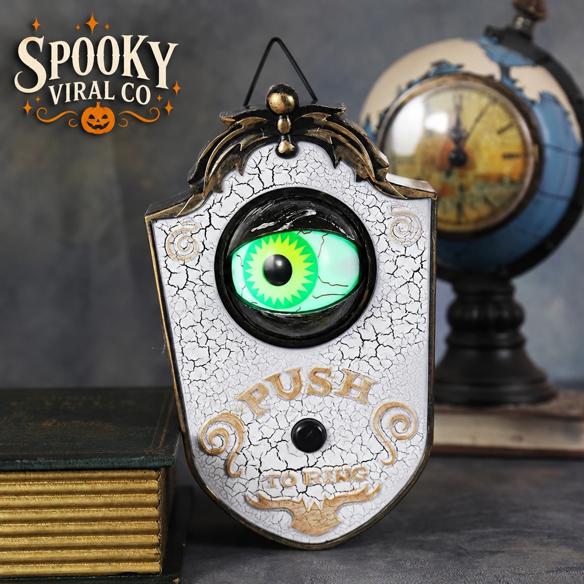 Halloween One Eyed Doorbell LED Electric Luminous Sounding