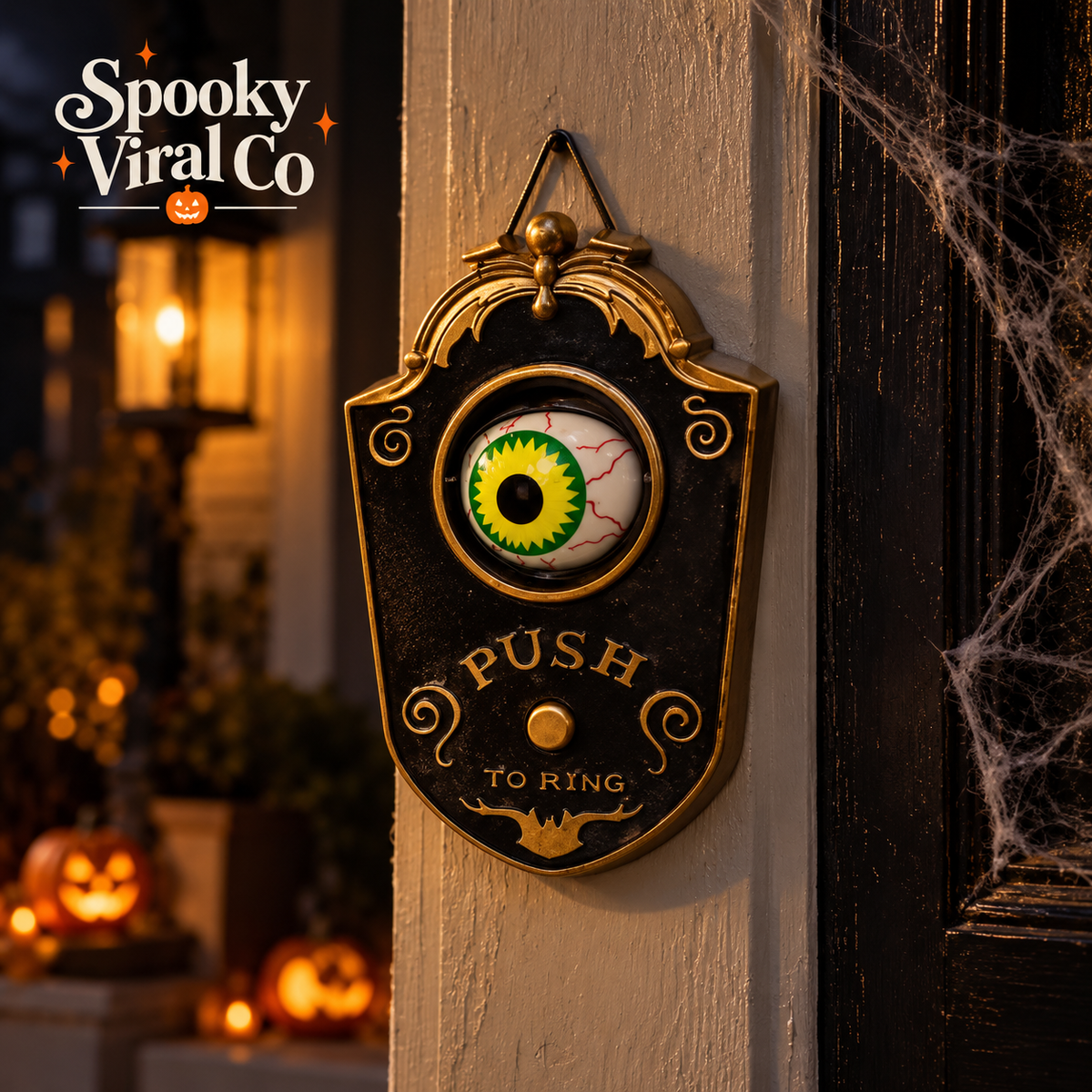 Halloween One Eyed Doorbell LED Electric Luminous Sounding