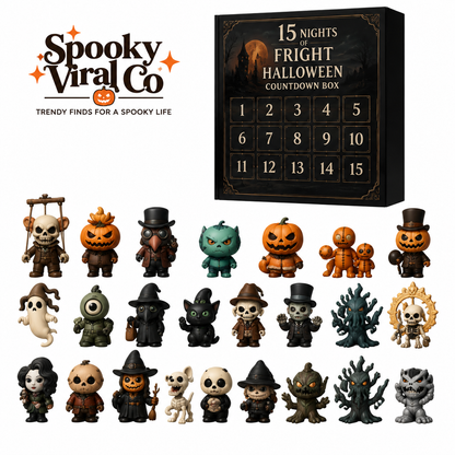Nights of Fright Halloween Countdown Box | Spooky viral Co